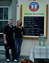 Familie wird hier groß geschrieben: In der Trattoria da Carmelo sind alle im Einsatz. Im Bild das Ehepaar Simini.